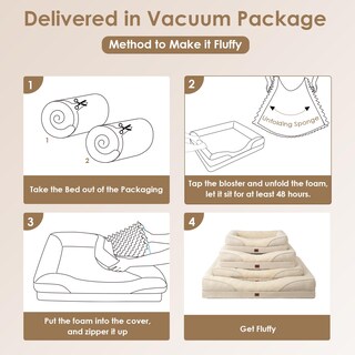 Foto 7 | Foto 7 | Cama Para Perros Eheyciga De Espuma Viscoelástica Para Perros Grandes, Impermeable, 41 X 27 X 7,5 - Venta Internacional.
