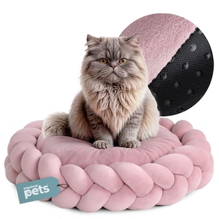 Foto 1 | Foto 1 | Cama Redonda Para Perro Y Gato Esquimal Rosa Chica Antiestrés