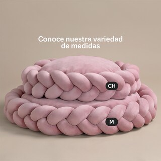 Foto 6 | Foto 6 | Cama Redonda Para Perro Y Gato Esquimal Rosa Chica Antiestrés