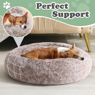 Foto 3 | Foto 3 | Cama Para Perros Jollyvogue Relajante Y Esponjosa Rosquilla Para Mascotas Grandes - Venta Internacional.