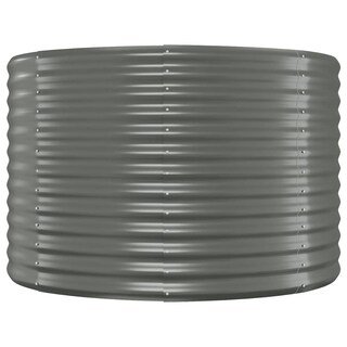 Foto 5 | Foto 5 | Cama De Jardín Elevada Vidaxl De Acero Con Recubrimiento En Polvo Tamaño Grande Gris - Venta Internacional.