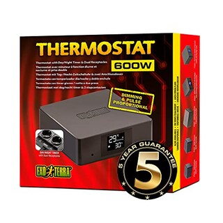 Foto 1 | Foto 1 | Termostato Exo Terra Para Terrarios De Reptiles Con Temporizador Y Doble - Venta Internacional.