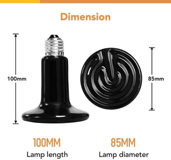 Foto 2 | Foto 2 | Combo De Lámpara De Calor, Bombilla Y Lámpara Tipo Pinza Simple Deluxe, 150 W, 2 Unidades - Venta Internacional.