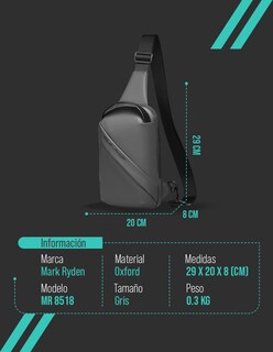 Foto 3 | Foto 3 | Bandolera Mark Ryden Gris