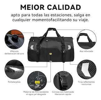 Foto 4 | Foto 4 | Maleta Belug Motos Bolsa Trasera 66l Impermeable Negro