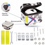 Caja Trasera Maleta Top Case Aluminio 45l Impermeable