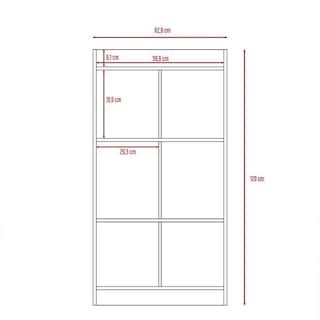 Foto 8 | Foto 8 | Combo Para Oficina Izan, Wengue, Incluye Escritorio Y Librero Virtual Muebles