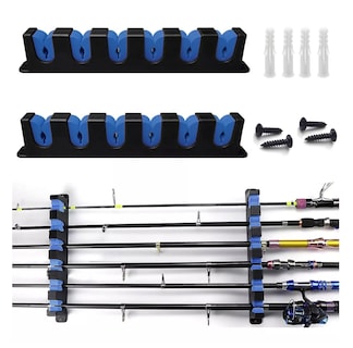 Foto 5 | Foto 5 | Soporte Para Canas Rack De Pesca 6 Orificios Boom Fishing, Negro/azul