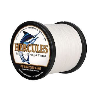 Foto 4 | Foto 4 | Línea De Pesca Hercules, Trenzada, 12 Hilos, 50 Libras, 500 M, Color Blanco - Venta Internacional.