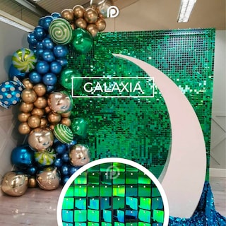 Foto 2 | Foto 2 | Panel Decorativo Galaxia color Verde 30 Piezas