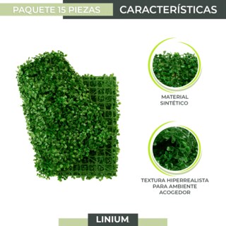 Foto 7 | Foto 7 | Follaje Artificial Premium 15 Piezas