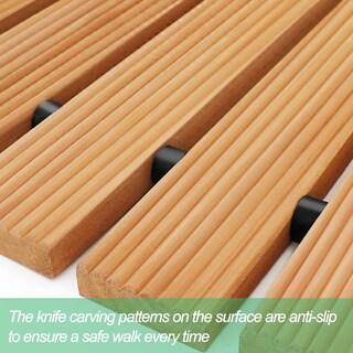 Foto 4 | Foto 4 | Garden Pathway Reliancer, Madera De Cedro Enrollable De 3,7 M, Recta - Venta Internacional.