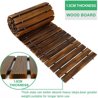 Foto 3 | Foto 3 | Garden Pathway Reliancer, Madera De Cedro Enrollable De 3,7 M, Recta - Venta Internacional.