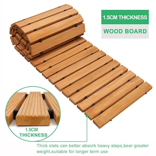 Foto 3 | Foto 3 | Garden Pathway Reliancer, Madera De Cedro, Enrollable, 2,4 M, Recta - Venta Internacional.