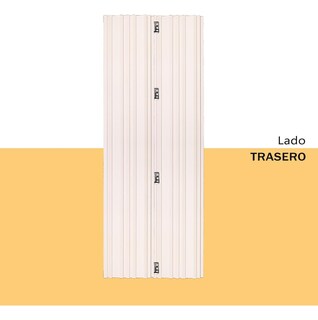 Foto 3 | Foto 3 | 6 Piezas Lambrín Decorativo Wpc Tipo Madera Café Maple Interior Y Exterior Panel Acanalado 3d 96x15.9cm