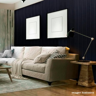 Foto 3 | Foto 3 | Panel Lambrin Decorativo Wpc 3d Acanalado Color Negro | 9 Piezas 96x12.5 Cm