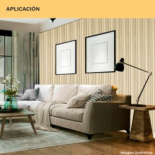 Foto 2 | Foto 2 | Lambrin Decorativo Wpc Tipo Madera 3d 4 Canales Para Interiores Decoform Acanalado Indoor 144x16.8 Cm  6 Piezas