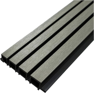 Foto 2 | Foto 2 | Lambrin Decorativo Panel Wpc 3d Acanalado Pizos/pared Exterior 9 Piezas 1.89m2 96x21.9cm