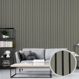 Foto 3 | Foto 3 | Lambrin Decorativo Panel Wpc 3d Acanalado Pizos/pared Exterior 9 Piezas 1.89m2 96x21.9cm