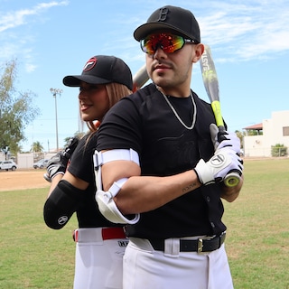 Foto 6 | Foto 6 | Guantes de beisbol para batear Felter Fitness Premium Blanco/Negro - L