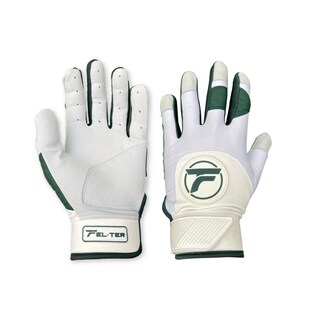 Foto 1 | Foto 1 | Guantes Beisbol Para Batear Premium - Felter Sports, Bicolor Blanco/verde (L)