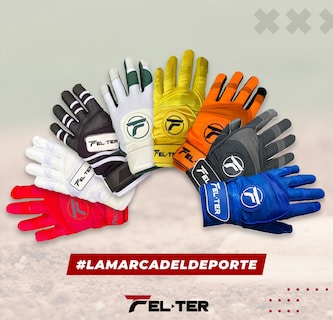Foto 5 | Foto 5 | Guantes Beisbol Bateo Bicolor Blanco/verde (xl), Guanteletas Para Batear Premium - Felter Sports