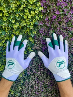 Foto 7 | Foto 7 | Guantes Beisbol Bateo Bicolor Blanco/verde (xl), Guanteletas Para Batear Premium - Felter Sports