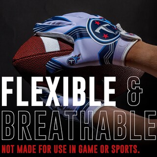 Foto 2 | Foto 2 | Guantes De Receptor De Fútbol Franklin Sports Tennessee Titans - Venta Internacional.