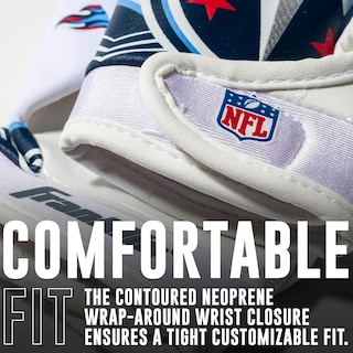 Foto 6 | Foto 6 | Guantes De Receptor De Fútbol Franklin Sports Tennessee Titans - Venta Internacional.