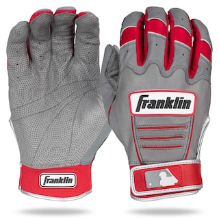 Foto 1 | Foto 1 | Guantes De Bateo De Béisbol Franklin Sports Mlb Cfx Pro Gris/rojo - Venta Internacional.