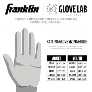 Foto 5 | Foto 5 | Guantes De Bateo De Béisbol Franklin Sports Mlb Cfx Pro Gris/rojo - Venta Internacional.