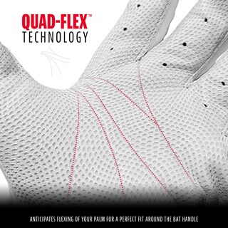 Foto 4 | Foto 4 | Guantes De Bateo De Béisbol Franklin Sports Pro Classic Blanco/dorado - Venta Internacional.