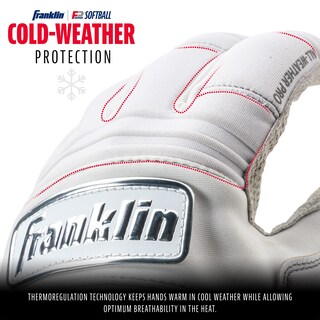 Foto 3 | Foto 3 | Guantes De Bateo De Softball Franklin Sports Para Todo Tipo De Clima Para Mujer - Venta Internacional.