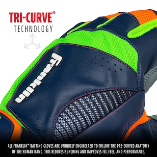 Foto 3 | Foto 3 | Guantes De Bateo Franklin Sports Mlb Shok-sorb Neo Youth M - Venta Internacional.