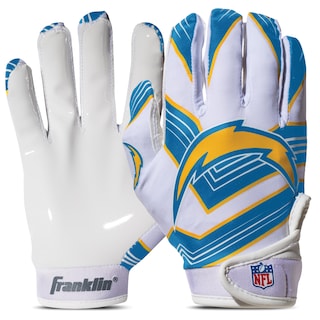 Foto 1 | Foto 1 | Guantes De Receptor De Fútbol Franklin Sports Los Angeles Chargers Youth Nfl - Venta Internacional.