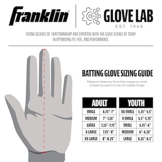 Foto 5 | Foto 5 | Guante De Bateo Franklin Sports Cfx Pro Chrome Red Youth Mlb - Venta Internacional.