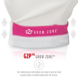 Foto 3 | Foto 3 | Guantes De Bateo Franklin Sports Mlb Grow To Pro Kids, Color Rosa - Venta Internacional.