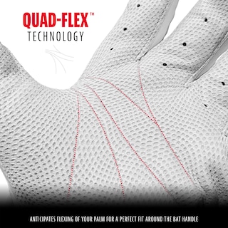 Foto 4 | Foto 4 | Guantes De Bateo Franklin Sports Mlb Neo Classic Ii White Xl - Venta Internacional.