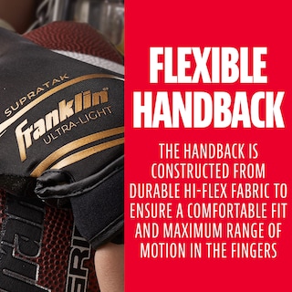 Foto 4 | Foto 4 | Guantes Para Receptor De Fútbol Franklin Sports Supratak Adult S - Venta Internacional.
