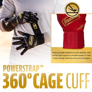 Foto 4 | Foto 4 | Guantes De Bateo Franklin Sports Infinite Powerstrap Rojo+dorado - Venta Internacional.