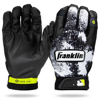 Foto 1 | Foto 1 | Guantes De Bateo Franklin Sports Mlb Grow To Pro Kids, Color Blanco Y Negro - Venta Internacional.