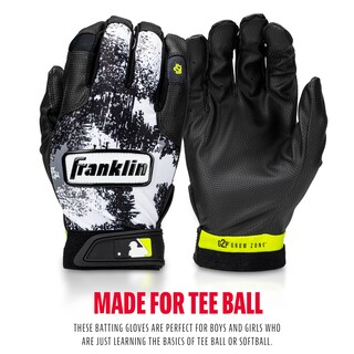 Foto 5 | Foto 5 | Guantes De Bateo Franklin Sports Grow To Pro Youth, Color Blanco Y Negro - Venta Internacional.
