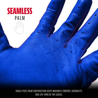 Foto 4 | Foto 4 | Guantes De Bateo Franklin Sports Powerstrap Chrome Blue - Venta Internacional.
