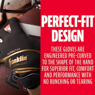 Foto 5 | Foto 5 | Guantes De Receptor De Fútbol Franklin Sports Supratak Youth - Venta Internacional.