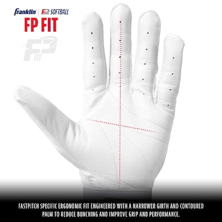 Foto 2 | Foto 2 | Guantes De Bateo Franklin Sports Cfx Pro Fastpitch White Gold - Venta Internacional.