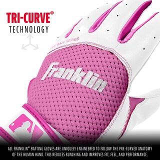 Foto 4 | Foto 4 | Guantes De Bateo Franklin Sports Youth Flex Blanco/rosa Xxs - Venta Internacional.