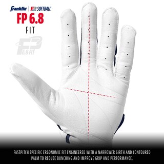 Foto 2 | Foto 2 | Guantes De Bateo De Sóftbol Franklin Sports Cfx Fp Para Mujer Xl - Venta Internacional.