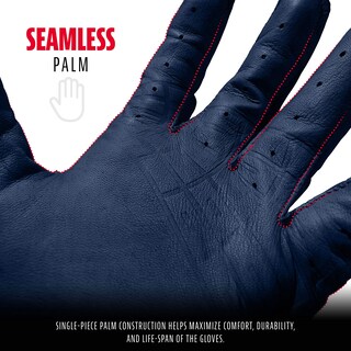 Foto 3 | Foto 3 | Guantes De Bateo Franklin Sports Powerstrap Chrome Navy Xxl - Venta Internacional.