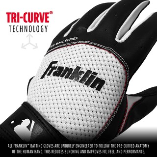 Foto 3 | Foto 3 | Guantes De Bateo Franklin Sports Youth Flex Teeball, Negro/blanco - Venta Internacional.
