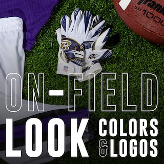 Foto 2 | Foto 2 | Guantes De Receptor De Fútbol Franklin Sports Baltimore Ravens - Venta Internacional.